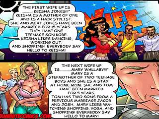 my sassy paug wife swapped for that huge booty ebony wife full interracial action