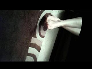 check out this candid friends' feet cumshot compilation footage