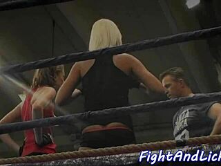 European babes wrestling licking pussies hard!!