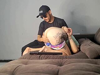 oficial de justica catches malandro's wife alone bangs her huge ass rough!