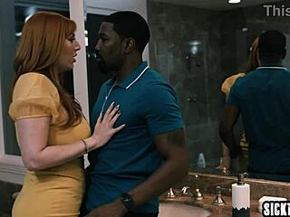 Lauren Phillips milf stepmom fucks teen Madi Collins black boyfriend Isiah Maxwell hard