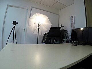 skinny slut envies deepthroat gagging on cock during hardcore casting