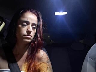 hey passenger, wanna cum on these tits after my street handjob ride?