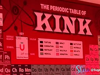 Blonde BDSM Milf Strips Lingerie in Red Room Kink Fest