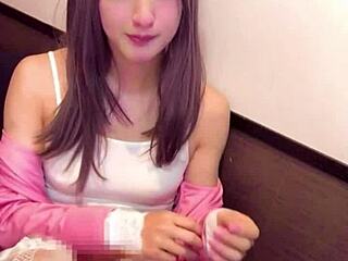 crossdressing ladyboy with net on crotch masturbates live on cam