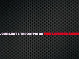 Thick goth girl, wanna deepthroat then bust your creampie load in my belly?