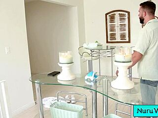 Sexy Ebony Masseuse Chanell Heart Rubs Clit and Pussy in Steamy Shower