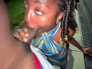 Truck stop slut, married bride sucks my monster cock deep in parking lot like a lot lizard!