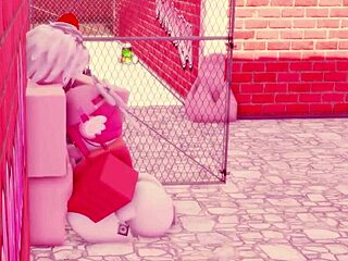 Roblox slut in sticky threeway creampie doggystyle futanari pov