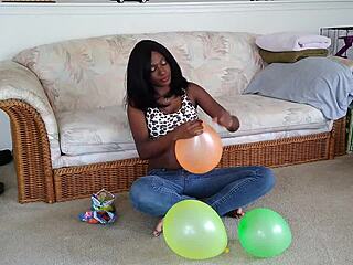 you wanna watch me blow up balloons with ebony tits huh???