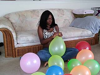 you wanna watch me blow up balloons with ebony tits huh???