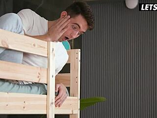 candy alexa bends for anal in laundry with roommate