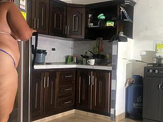 hardcore hotel kitchen pounding big ass latina!