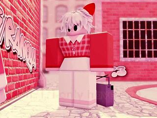 Roblox slut in sticky threeway creampie doggystyle futanari pov