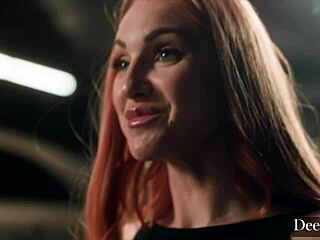 deeper. gorgeous redhead teen teaches rude client nasty anal lesson!