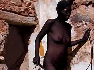 Redhead slut rides soldier cowgirl on mountain 😈👠 cumshot heels!