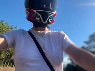 daddy picks up busty latina didi client no bra huge tits