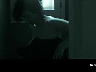 juliette binoche bares big tits for steamy handjob and blowjob tease