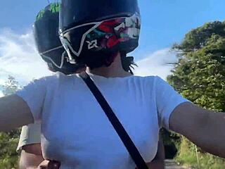 daddy picks up busty latina didi client no bra huge tits