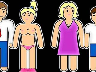 my big tits stepsis rides cowgirl with her huge heart and boobs