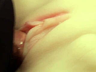 Ever seen lube flushed deep into a shaved fuck doll's big pussy?