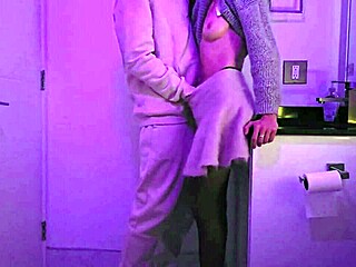 Party Teen Gets Fucked Hard in Club Toilet Stall!