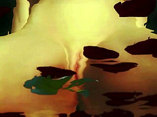 Kasumi Spreads Shaved Pussy Closeup at Onsen Beach