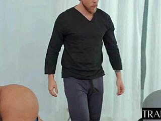 Two Big Cock Shemales Fuck One Horny Guy Hard
