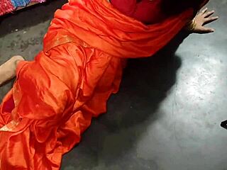 Cute bhabhi bends for devar's rough anal after oily massage