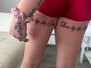 Thick tatted stepsis madalina moon bends over for bro's cumshot after spilling his secret. household pov fantasy.