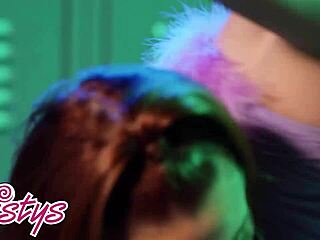 vanna bardot and aubree valentine scissor after dancing