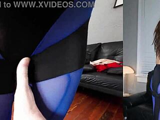 Allidoll's Sexy 18+ Photoshoot Slaps Clit Piercing in Leggings for Spyder