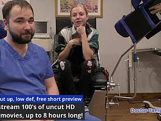 ava siren's first gaping gyno exam spreads wide!