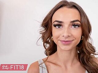 nikki nicole 100lb skinny gym doll creampied in 60fps pov casting