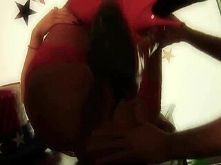 Big titted Carly Parker and Lezley Zen celebrate July 4th lesbian style?