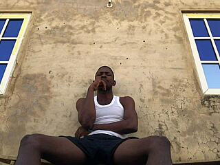 fucked that outdoor bitch doggystyle till she squirted stupid?