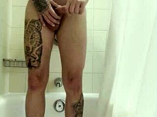 that bath groping leads right into her hot handjob action
