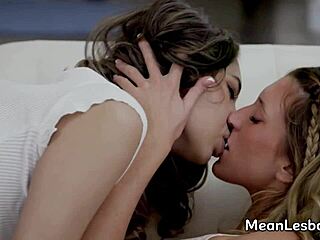 kimora quin and addison's horny blonde teen kiss turns to wet pussy licking