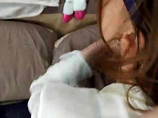 Teacher Fucked Hard and Glasses Covered in Cum