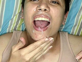 cumpilation 12!! cfnm swallows every drop fetish frenzy