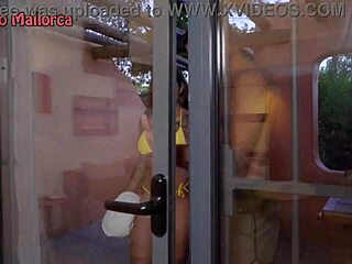 stunning portuguese bimbo bombshell fucked rough poolside big cock