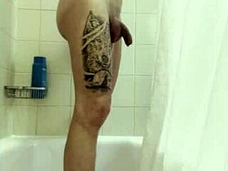 that bath groping leads right into her hot handjob action