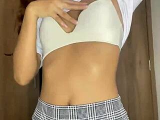 Petite 18+ Schoolgirl's Nude Body Dance and Masturbation Worship!