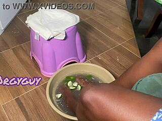 spread it wide while you paint my nails, babe