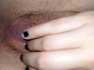 Espectacular Cumshot Fills Azulhad4's Tight Argentinian Vagina After Huge Cock Pounding!