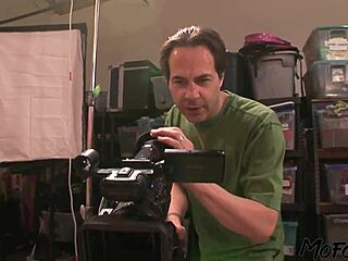 Amateur Model Gags on Huge Cock MofozO Sloppy!