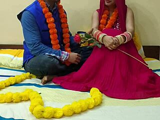 Newlywed Desi Bride's First Rough Fuck With Addicted Husband Close-Up