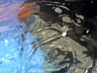 that milf's huge ass gets pounded in the pool, she craves cock over chow