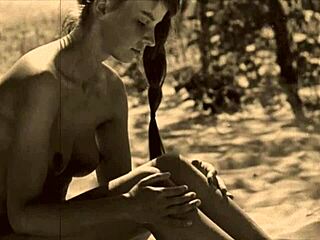 secret vintage naturists bare hairy pussies on beach 📸