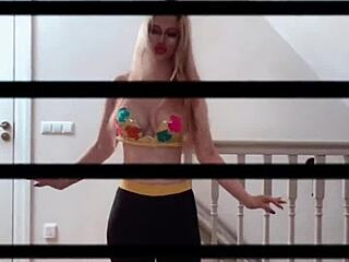 HUGE BELLY GODDESS DANCING BELLY FETISH CELEB GLASSES MUSIC 4K!